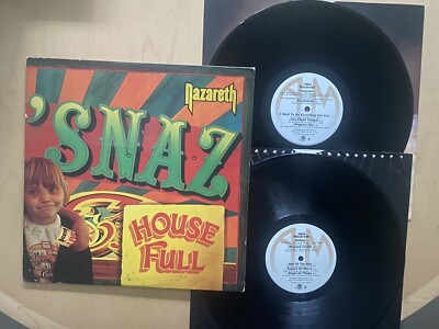 NAZARETH SNAZ DOUBLE LP A&M SP 6709 CLUB EDITION 1981 LP HARD ROCK EX/EX