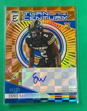 2024 DONRUSS ELITE ENNIS RAKESTRAW JR RC TURN OF CENTURY ORANGE AUTOGRAPH #96/99