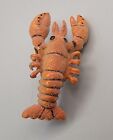 Coral Mini Lobster Pin Brooch