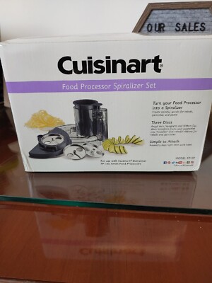 NEW Cuisinart FP-SP Food Processor Spiralizer Accessory Set Angel