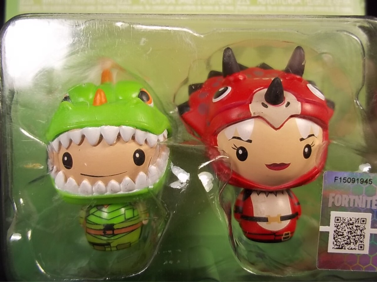 Funko Pint Sized Heroes Fortnite 2-Pack - Rex & Tricera Ops Collectible Figures