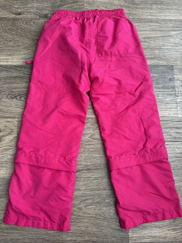 Vintage Osh Kosh Girls Pink Ski Snow Lined Pants Capris Size 5 - Picture 4 of 5