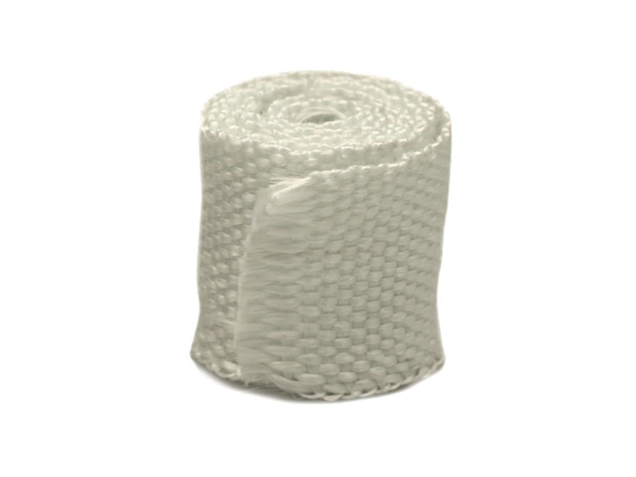 Bande thermique collecteur 50mm pour moto café racer échappement blanc