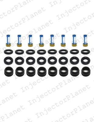 Set of 8 Delphi fuel Injectors Repair Kit GM Chevy Cadillac 4.8L 5.3L 25320288