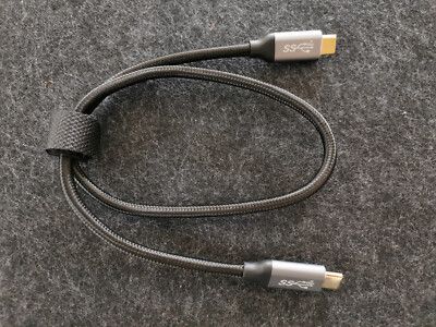 USB-C 3.2 HighEnd Ladekabel Datenkabel 50cm 100W 10GB 4K QC4.0 iPhone 15/16