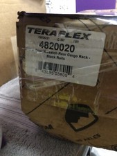 Teraflex 4820020 Jk 4 Dr Wasatch Rear Cargo Rack - Black Rails