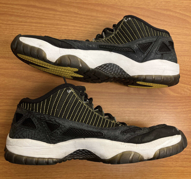 Nike Air Jordan 11 XI Retro Low IE Zest Black Size 12 Sneakers