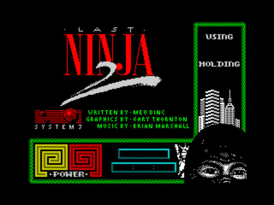 Last Ninja 2 für ZX Spectrum 48K 128K +2 +3 von???