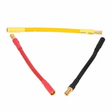5mm Female Banana to 5.5mm Male Bullet Motor Control ESC 10awg 4" Extension Wire
