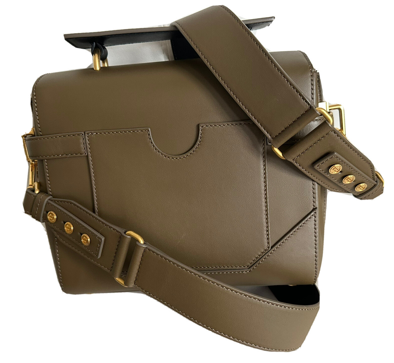 Balmain B-Buzz 23 Leather Shoulder Bag image 2