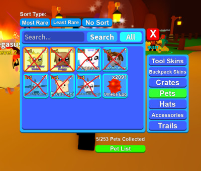 Mining Simulator 1 Omega Eggs   (READ DESC)