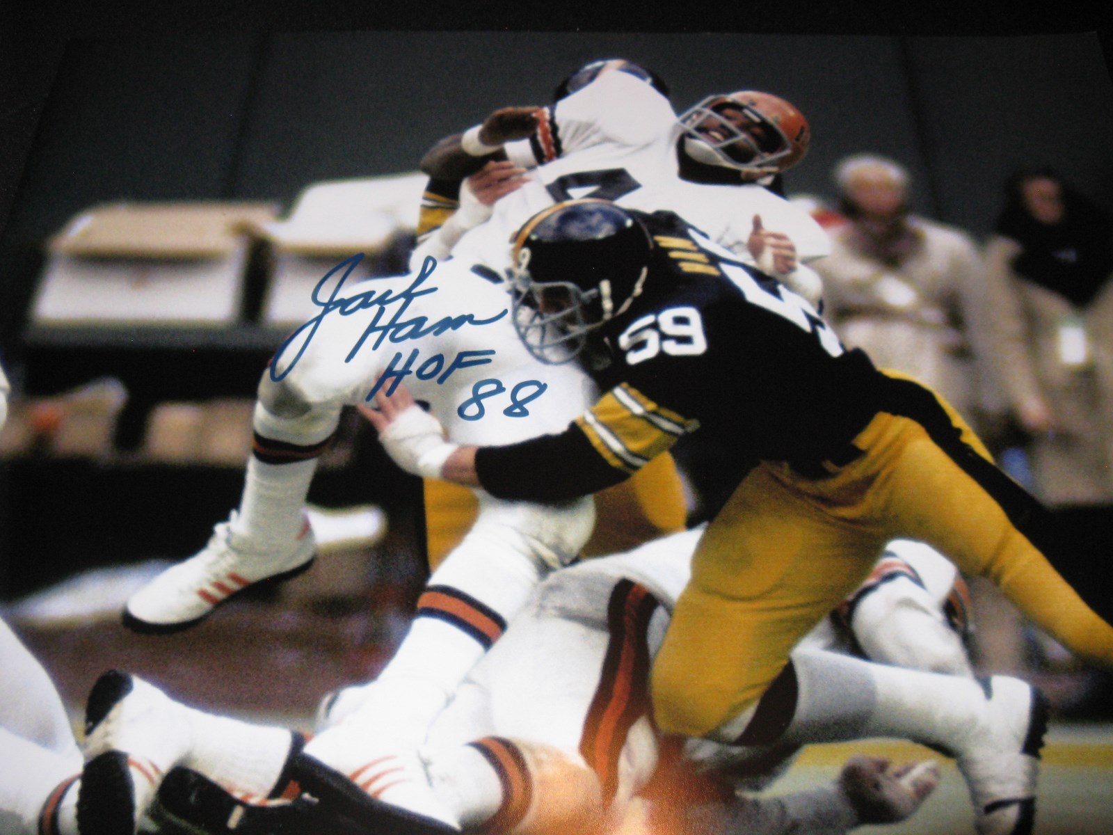 Jack Ham Autographed Signed Pittsburgh Steelers 16x20 Photo PSA "HOF88" 