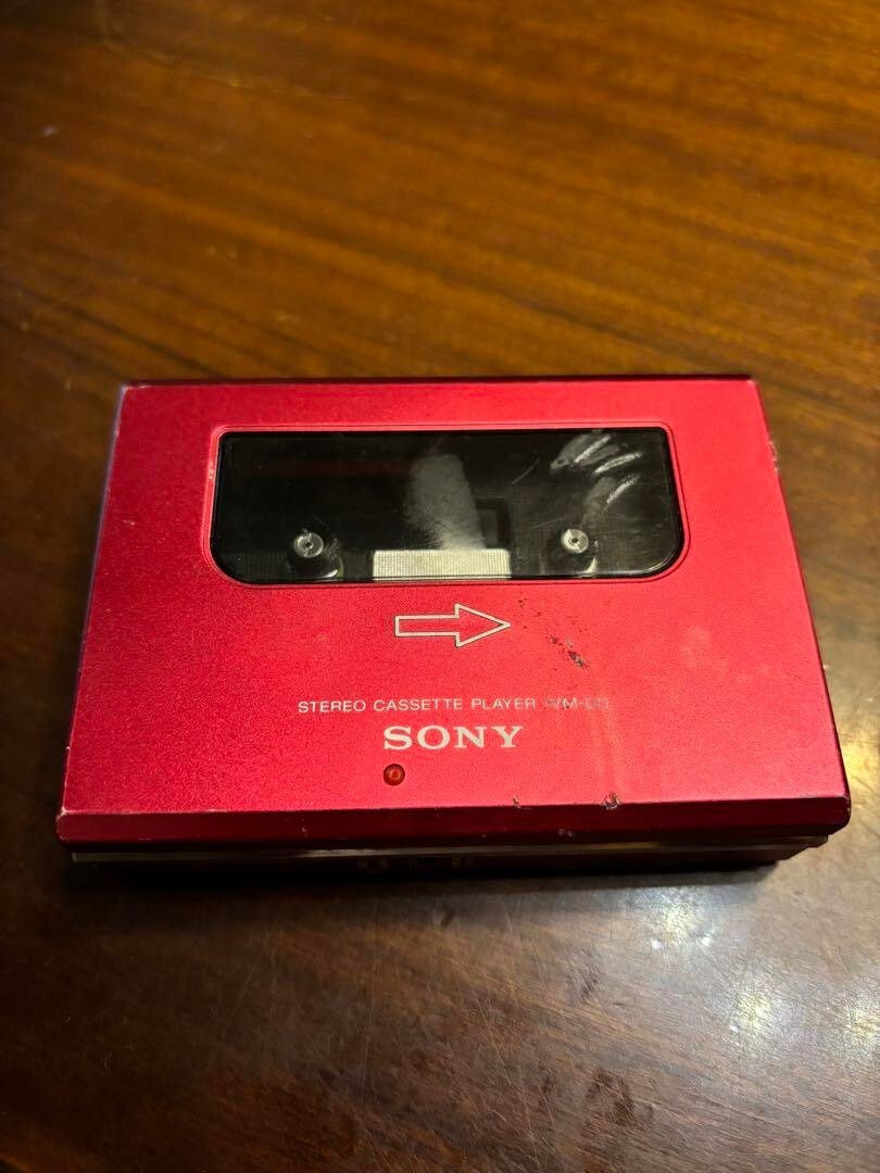 SONY WALKMAN WM-DD Walkman Red | eBay