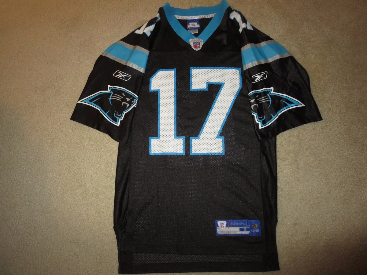 Carolina Panthers #17 Jake Delhomme Reebok EQ Black NFL Jersey SM