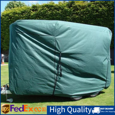 New 4-Ply Horse Box Trailer Cover and Tow Hitch Water Resistant Breathable Green