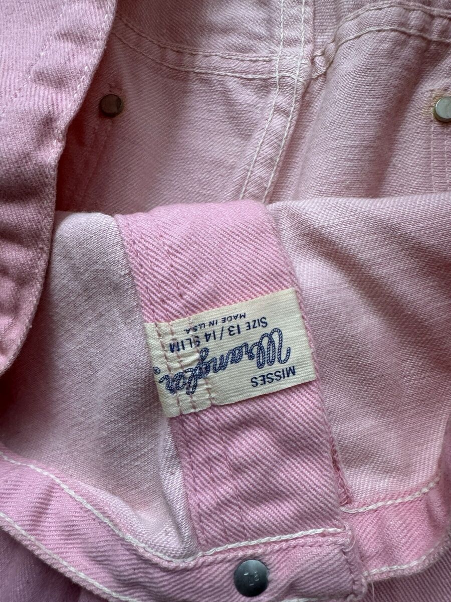 Vintage 70s Wrangler Pink Bell Bottom Jeans Flare Leg Hippie Vintage 70s Wrangler Pink Bell Bottom Jeans Flare Leg Hippie