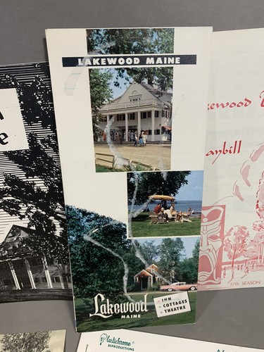 Vintage Lakewood Inn & Theatre Skowhegan, Maine Playbills Postcard Brochure Lot - Picture 6 of 12