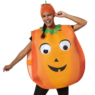 MOSTFUN Halloween Kürbis Kostüm Kinder - Pumpkin Set Mit Hut & Tasche 3-4 Jahre