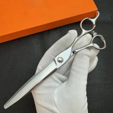HAIRDRESSING SCISSORS BARBER PRO HAIR CUTTING SALON 6" SILVER SHEARS
