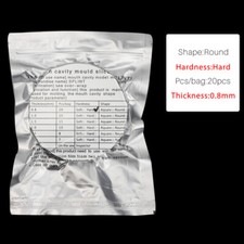 Dental Thermoforming Material Round Hard Vacuum Forming Sheet Splint 0.8mm USA