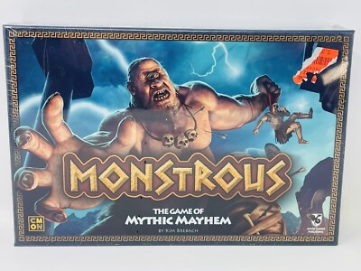 MONSTROUS The Game Of Mythic Mayhem Game CMON Complete SEALED