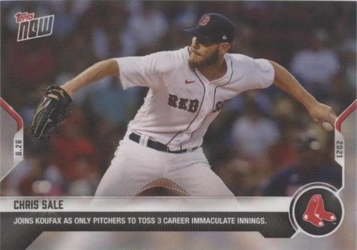 Chris Sale Triple Crown Winner 2024 MLB Topps NOW Card 783 In Hand