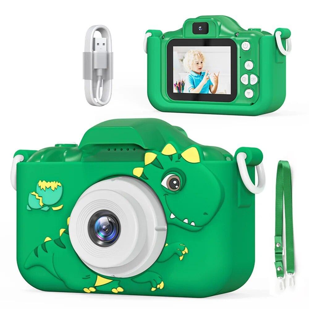 Digital Kids Camera 1080p Hd Mini Dual Lens, 8x Zoom, Photography