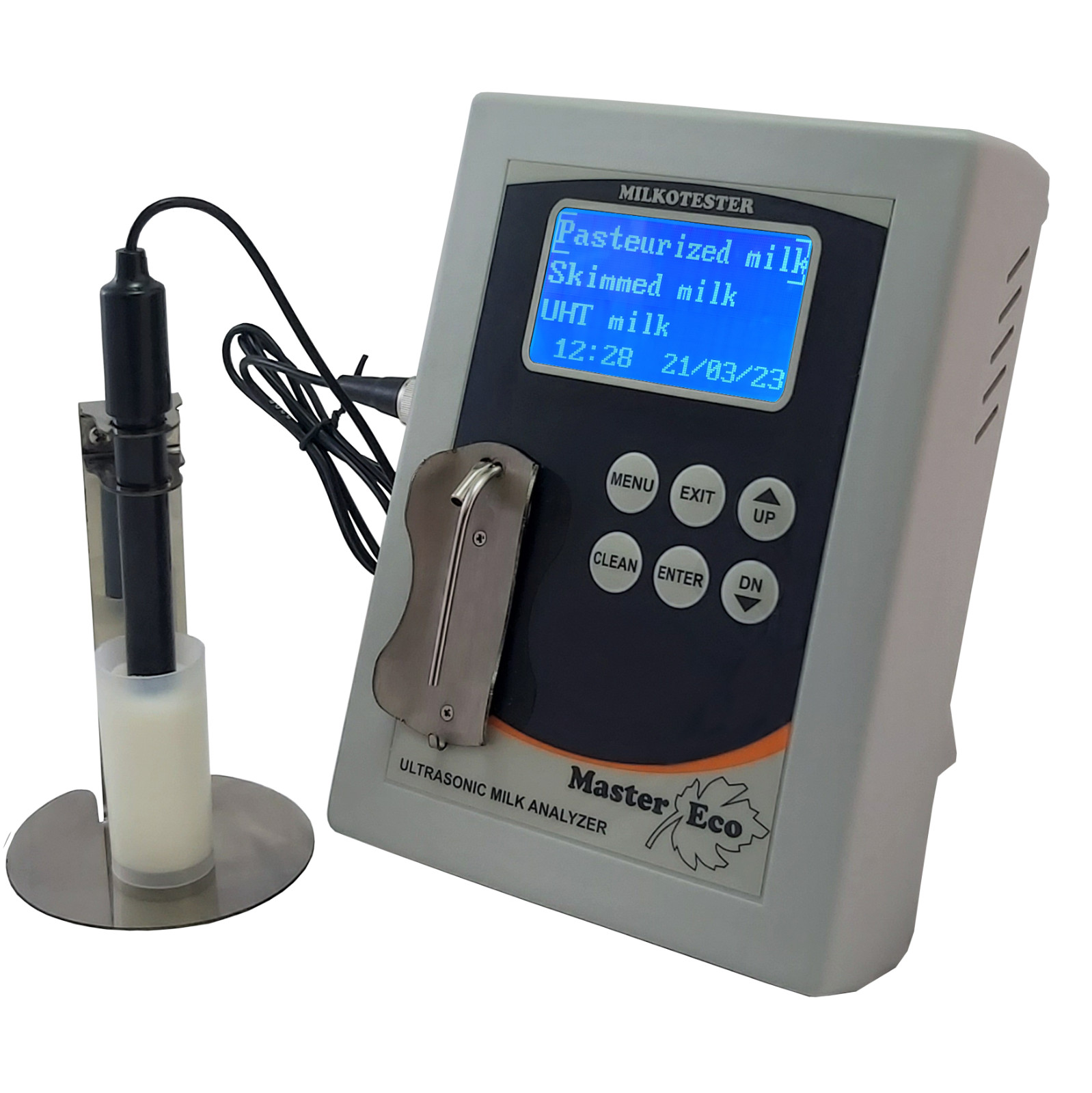 Milk analyzer Master Eco +Bluetooth +pH probe, portable Farm and Lab milk tester