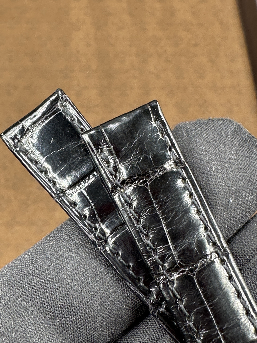 Patek Philippe Geneve Black Leather Strap 15mm/12mm 105/65 | eBay