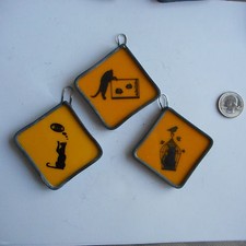 Suncatcher Cats, Birdcage Decal Stained Glass - by Starlite Journey