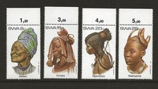1982 South West Africa Traditional Head-dresses SG402-405 unmounted mint