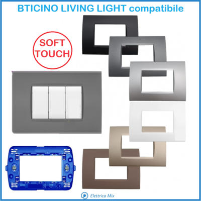 Supporto Placche Bticino Living/Light - 3 Posti, Compatibile Con International Series - Foto 10