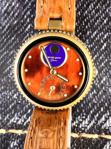 Gerald Genta Gefica Lady Ref.2939.7 Case Gold Plated 26mm Orig...