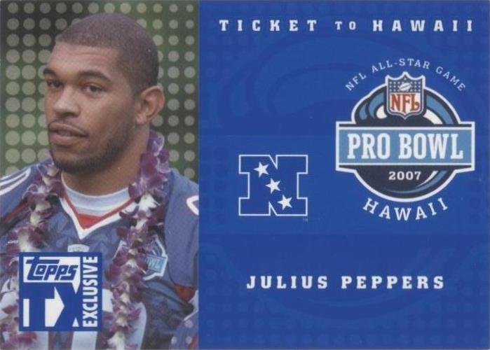 2007 Topps TX Exclusive Julius Peppers #HA-JP - 1 of 2