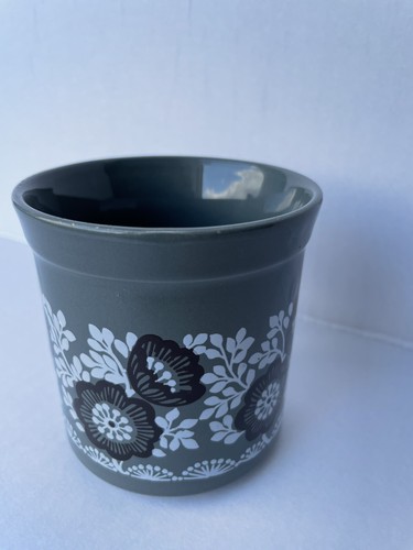 Vintage RARE MARY QUANT GREY FLORAL MUG | Staffordshire Made in England VGC - Picture 7 of 11