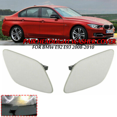 For 2007-2010 BMW 328i Headlight Washer Cover Drive coupe Set of Left ...
