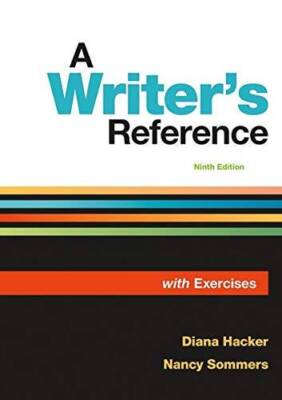 A Writer's Reference with Exercises - Paperback By Hacker, Diana - GOOD