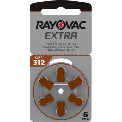 24x Hörgeräte-Batterie Typ 312 Rayovac Extra (vormals Extra Advanced)