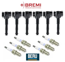 Ignition Coil & Spark Plug (6set) OES Original for Porsche 911 Boxster 99-04