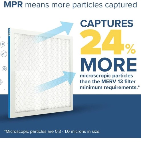 Filtrete 14x30x1 AC Furnace Air Filter, MERV 13, MPR 1900, Premium Allergen,... - Picture 3 of 14