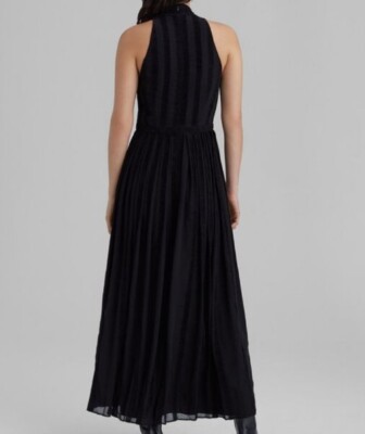 Club Monaco Textured Zigzag Dress - Black - 6