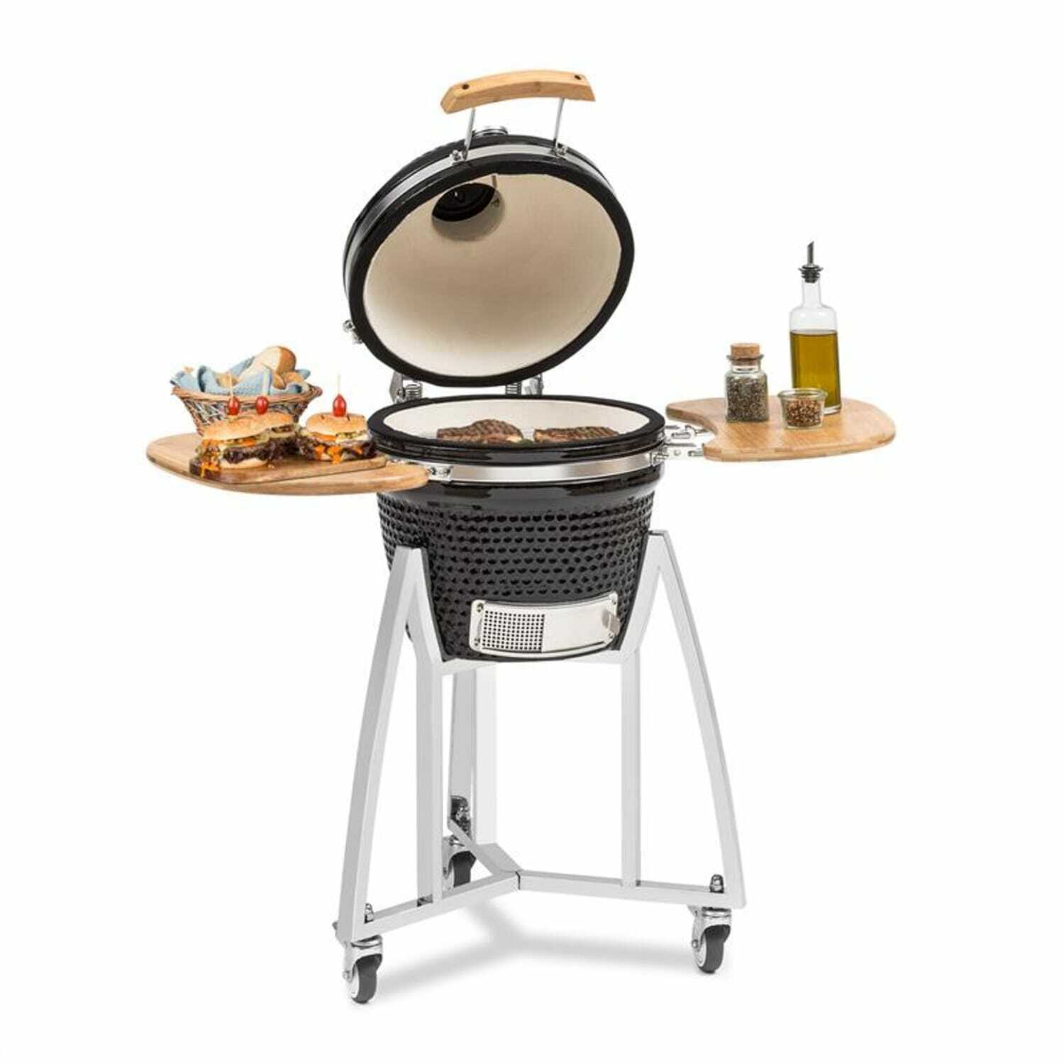 Griglia Kamado Barbecue Giardino Carne Bistecchiera Ceramica Professionale Bbq