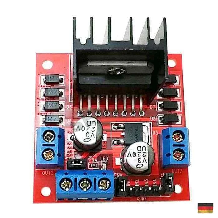 L298N Motortreiber Endstufe Schrittmotor Driver Arduino Modul Board Raspberry P - Bild 2 von 3