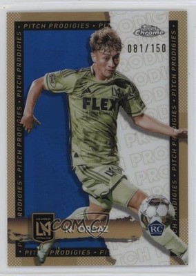 2024 Chrome MLS Pitch Prodigies Blue Refractor 81/150 Nathan Ordaz Rookie RC 0kq