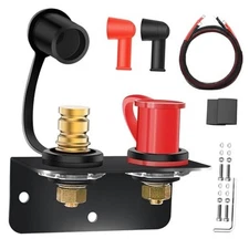250A Remote Battery Terminals 3/8" Stud Battery Jump Post with 1PCS Style 2