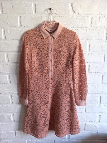 Women iBlues Dress Peach Lace 36 / S / 44