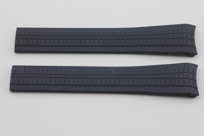 Patek Philippe Aquanaut 5167 5164 NAVY BLUE Rubber Strap 21/18 OEM UNCUT NEW