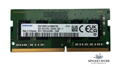 Lot of 2 - Samsung M471A5244CB0-CWE 4GB 1Rx16 PC4-3200AA DDR4 SODIMM RAM