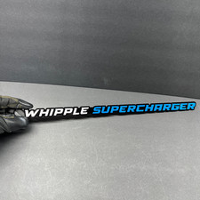 1x L.blue Twin Screw Supercharger Emblem 3d Acrylic Car Fender Badge Decal