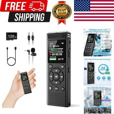136GB Digital Voice Recorder with Playback,9000 Hours Audio Recording Device,...